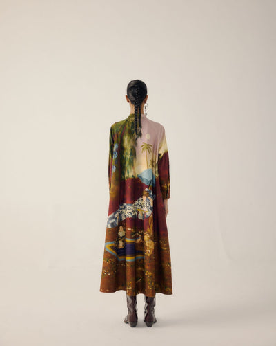 A-LINE LONG DRESS-Lakeside