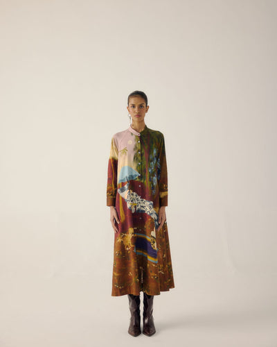 A-LINE LONG DRESS-Lakeside