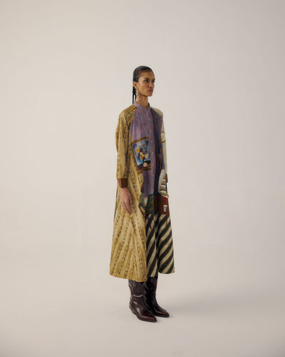 A-LINE LONG DRESS-Living Room