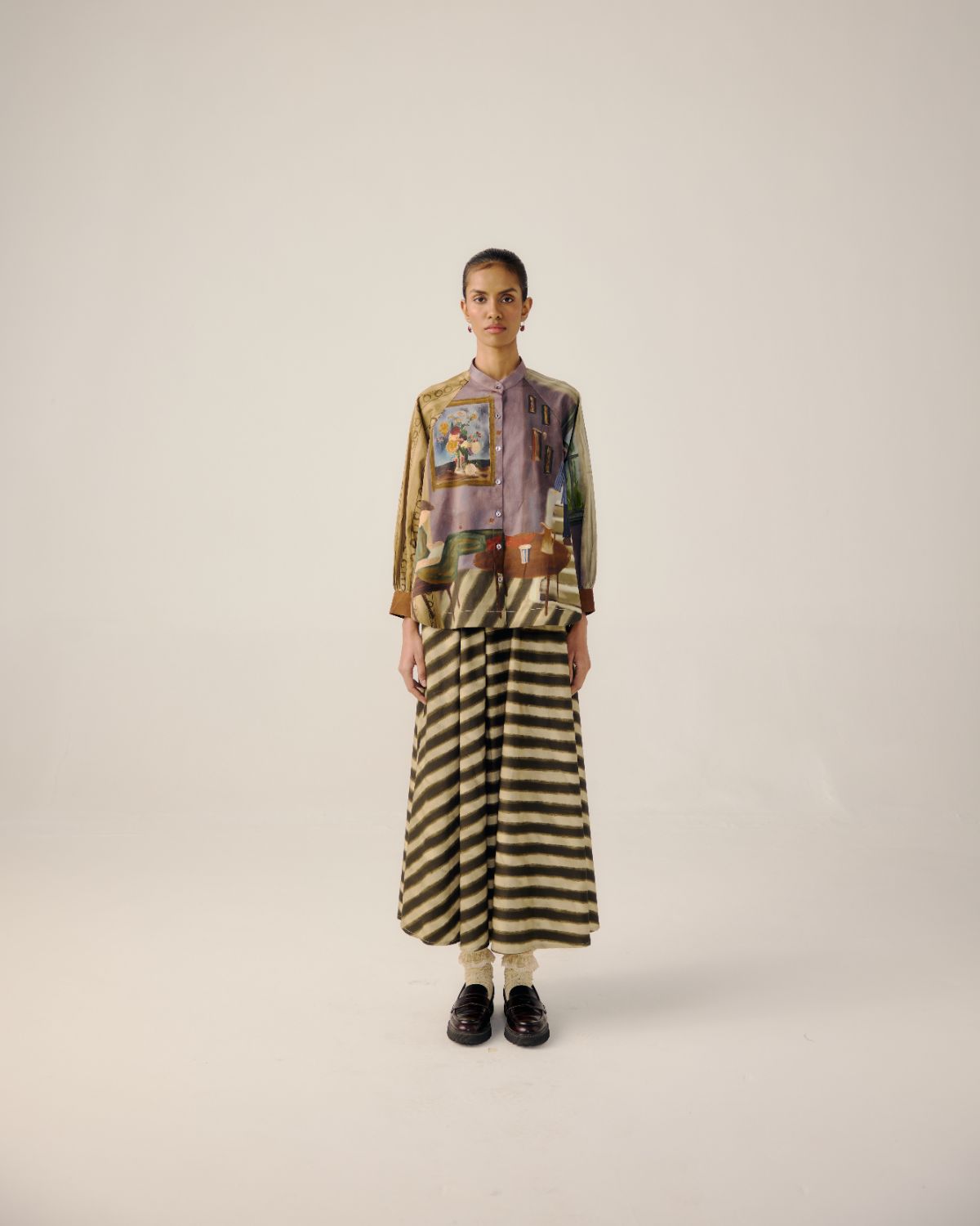 A-LINE SHIRT SET-Living Room