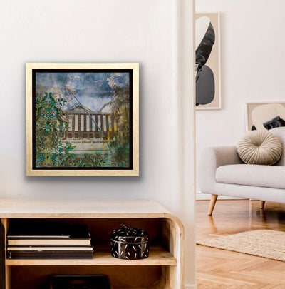 Striped Batik Canvas Print