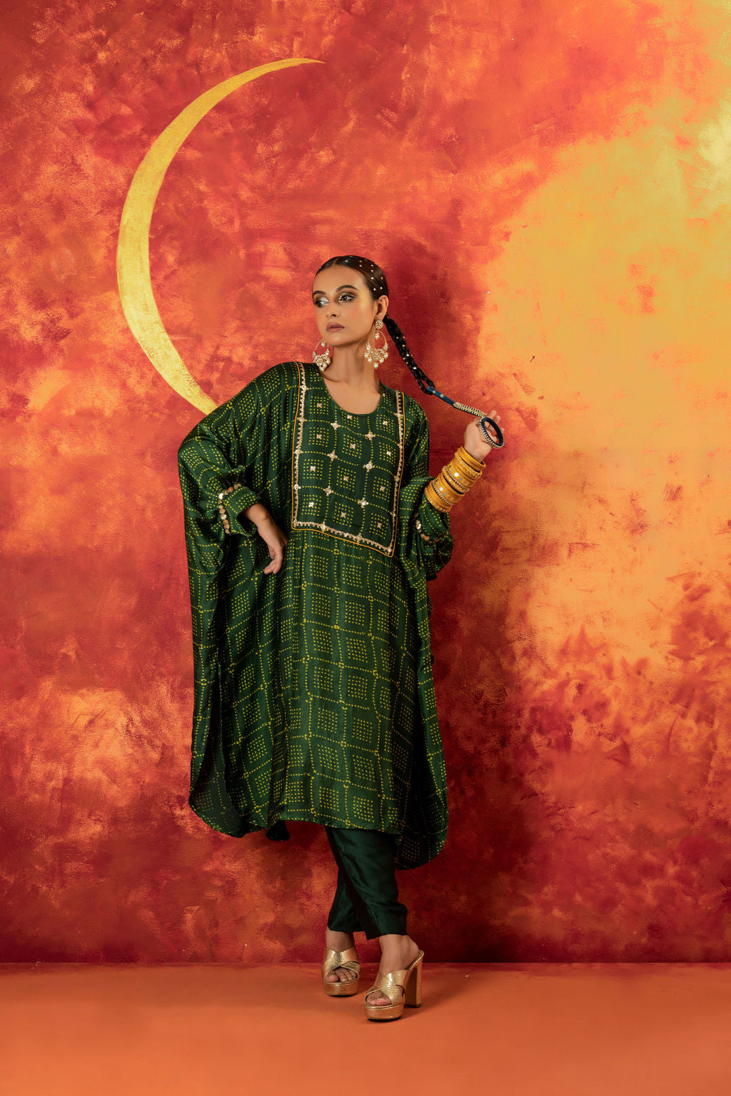 Sitara AntiFit Ajrakh Kurta Set