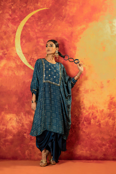 Sitara AntiFit Indigo Ajrakh Kurta Set