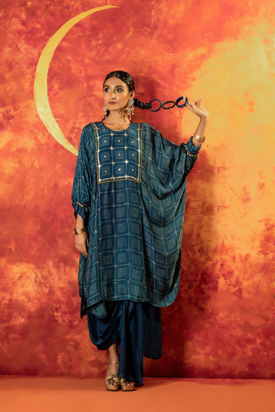 Sitara AntiFit Indigo Ajrakh Kurta Set