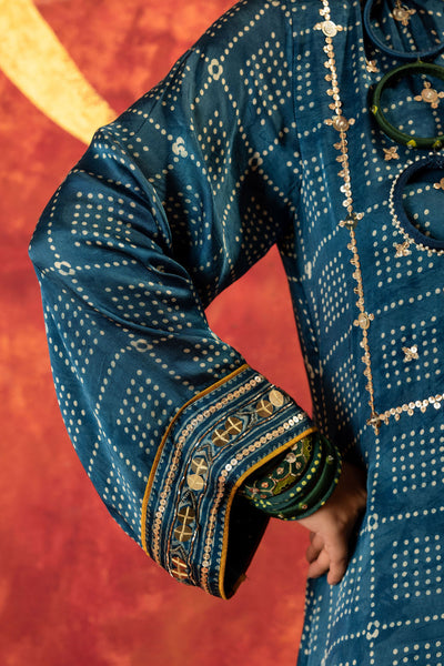 Heena Ajrakh Kurta Set with Dupatta