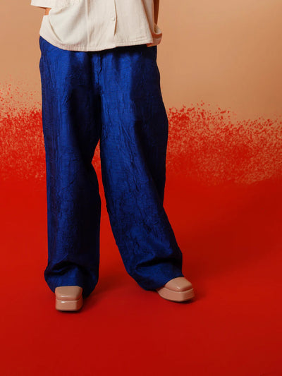 Petal Pants (Electric Blue)-Ech/Pe/Bo/Bl