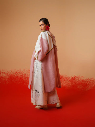 Mist Tunic (Rose Pink + Mauve + Ivory)-Ech/Mi/Tu/RoMaIv