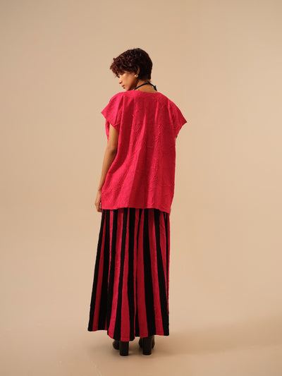 Lane Top-Pink + Black