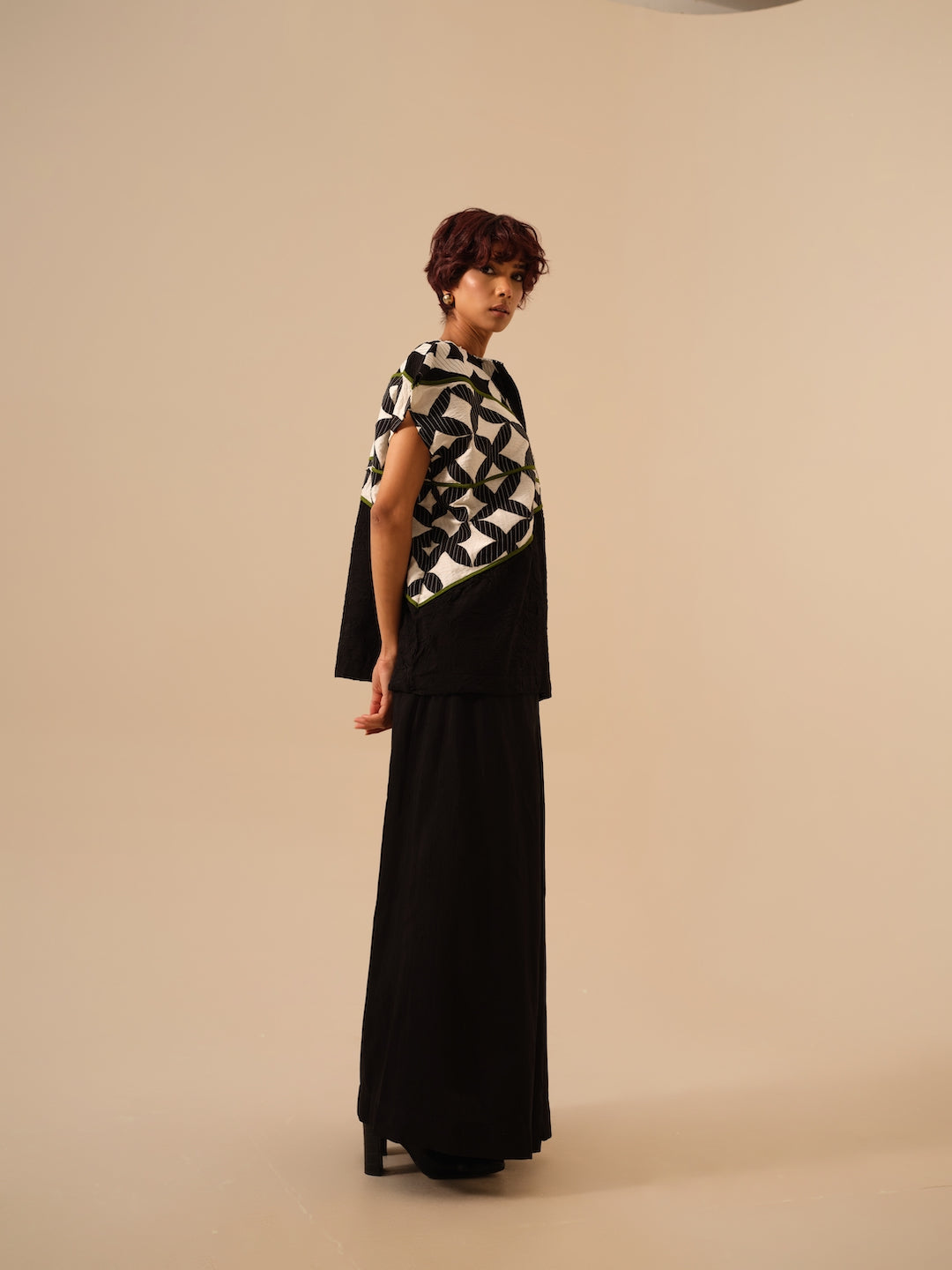 Mist Top-Black + Natural + Jade