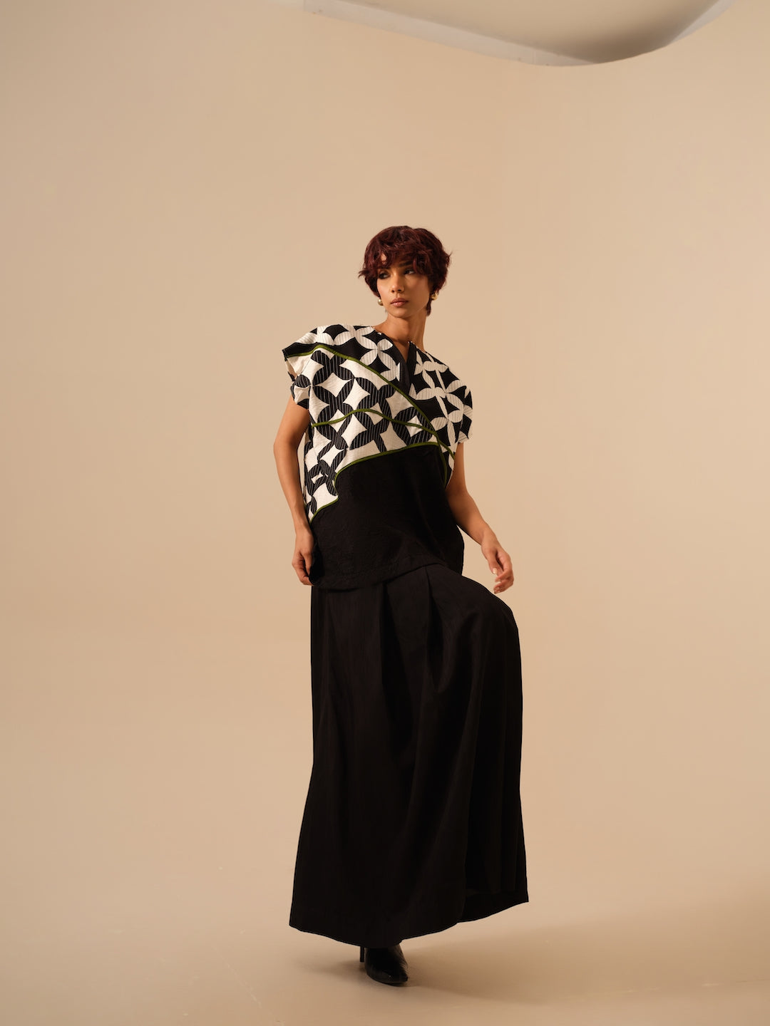 Mist Top-Black + Natural + Jade