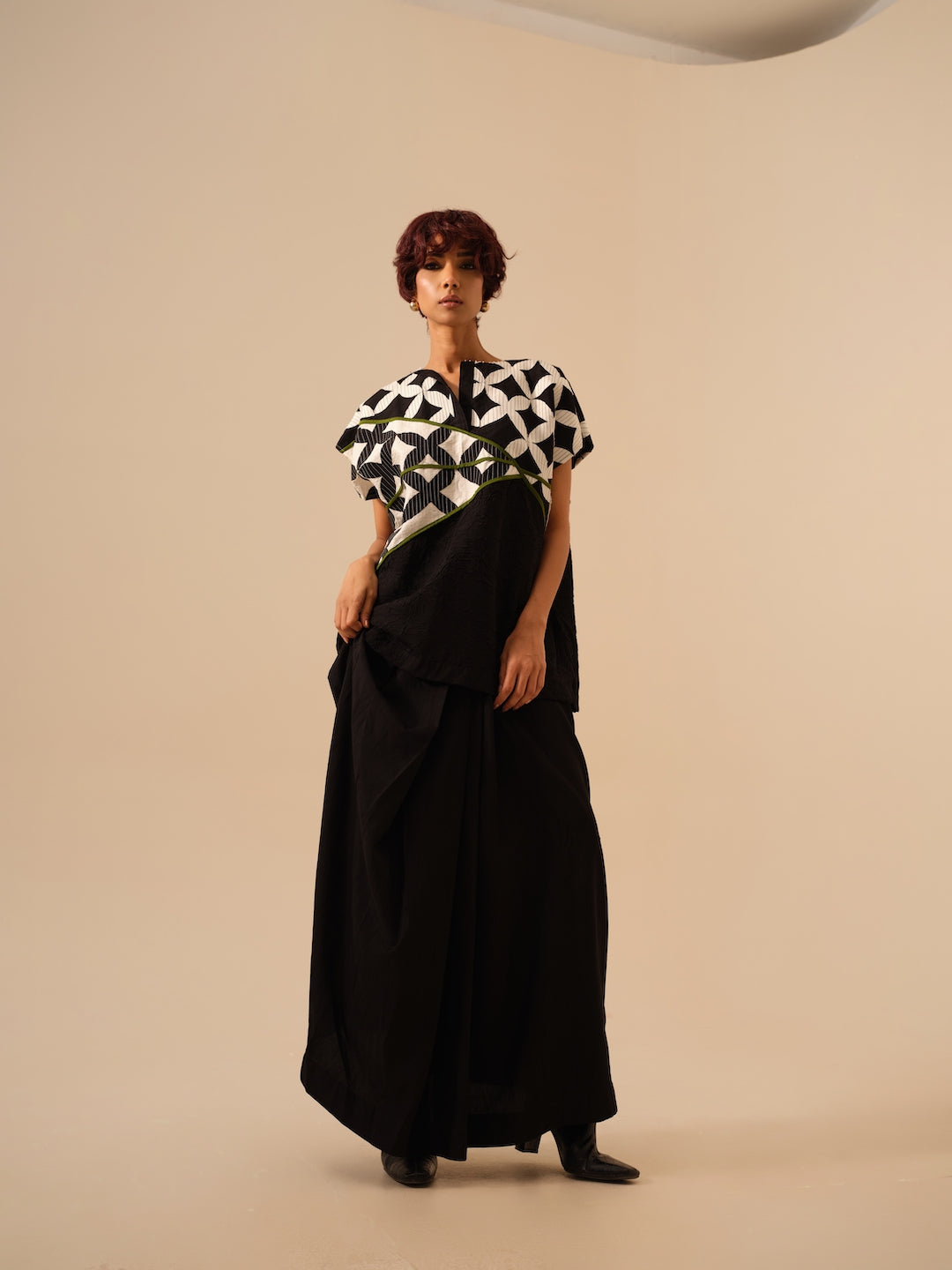 Mist Top-Black + Natural + Jade