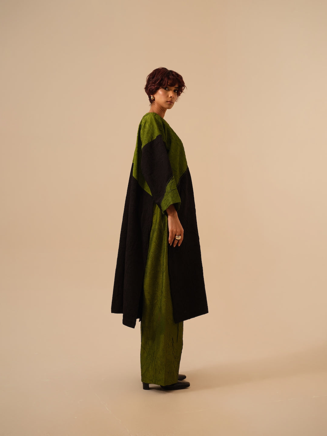 Salt Tunic-Black + Jade