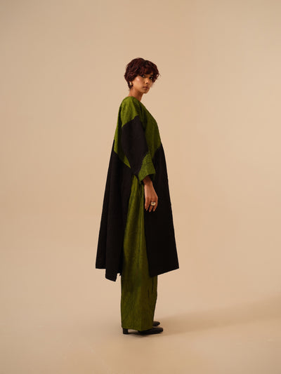 Salt Tunic-Black + Jade