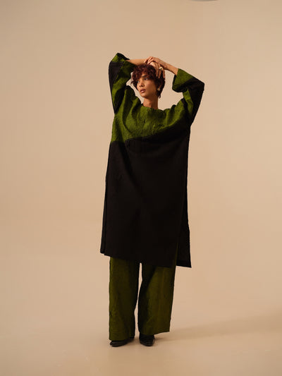 Salt Tunic-Black + Jade