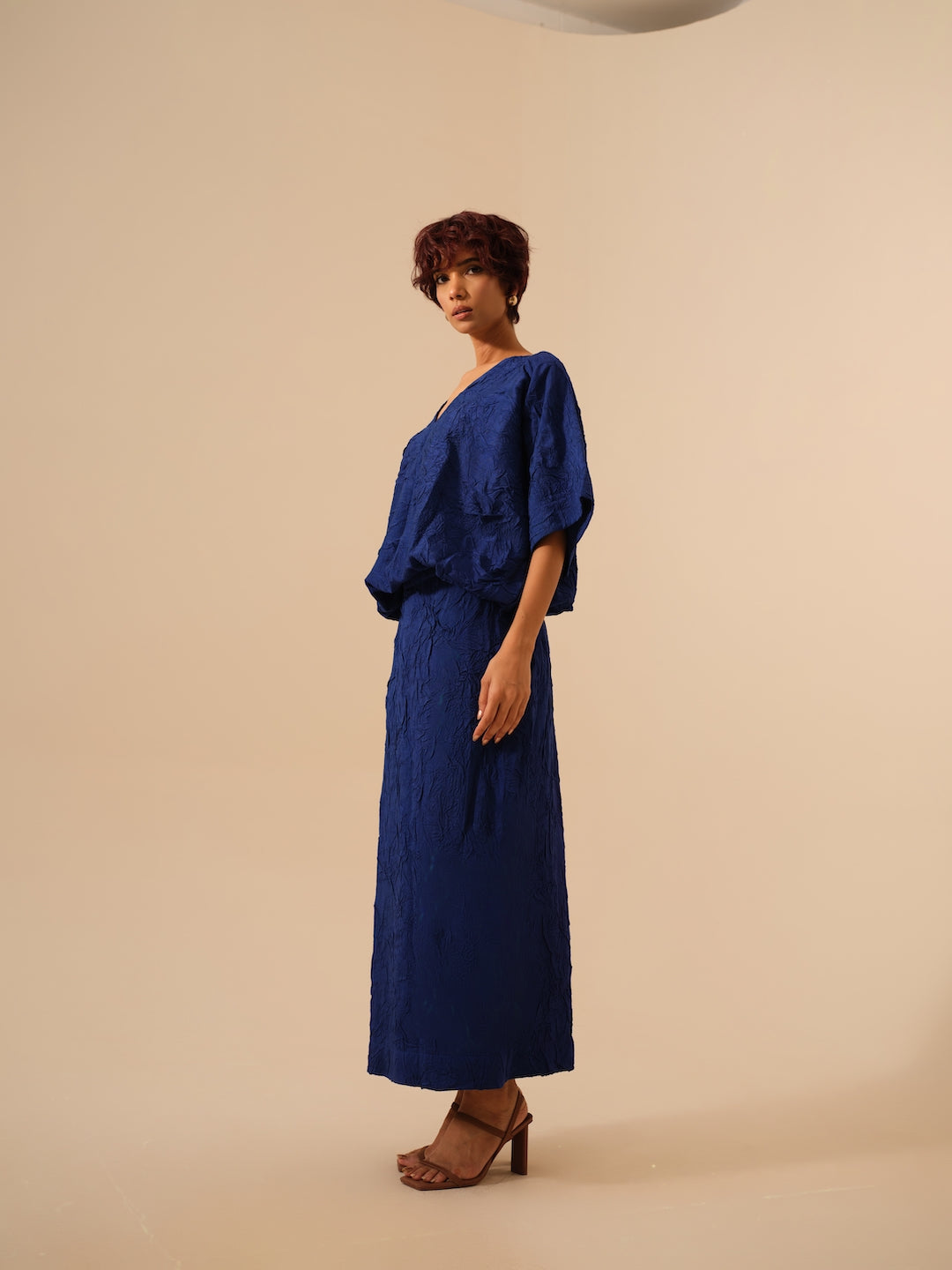 Unfold Dress-Electric Blue