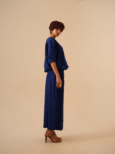 Unfold Dress-Electric Blue