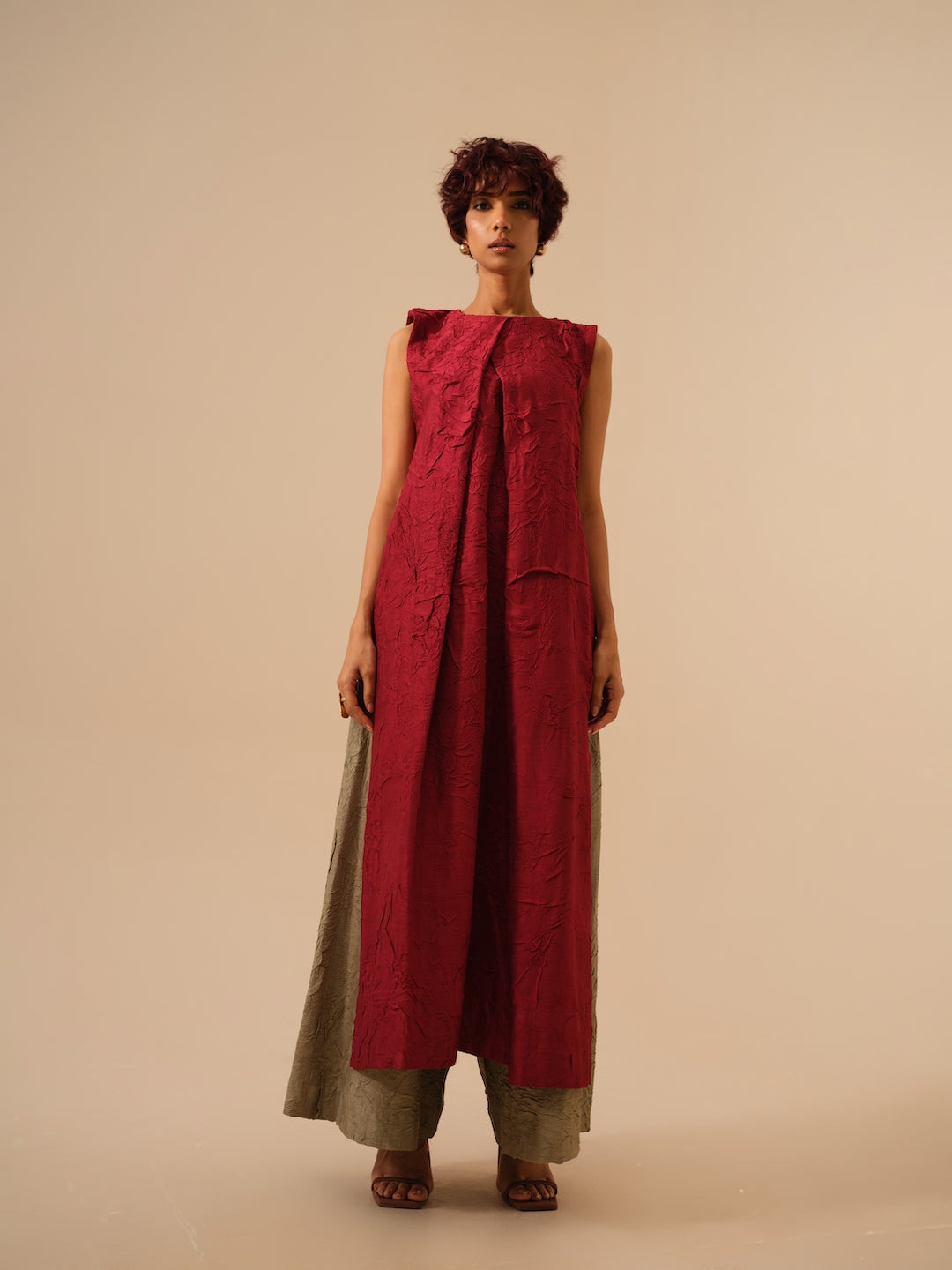 Flip Tunic-Tomato Red