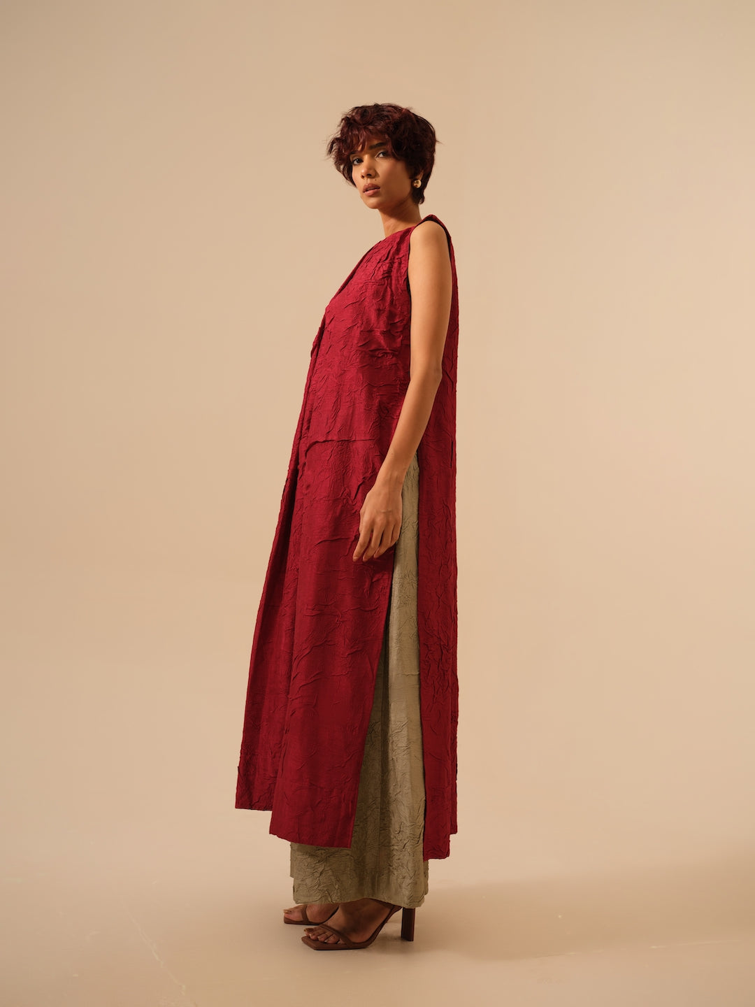 Flip Tunic-Tomato Red