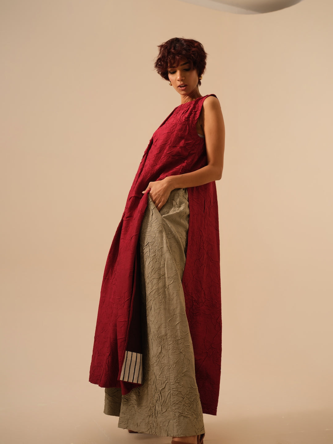 Flip Tunic-Tomato Red