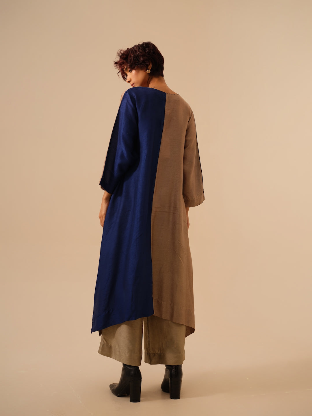 Onyx Tunic-Blue + Grey