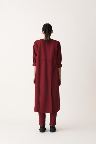 PANEL JACKET - SCARLET