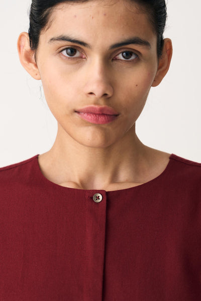PANEL JACKET - SCARLET