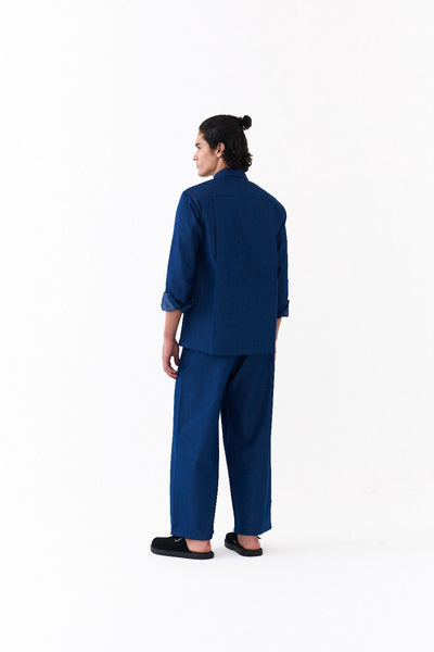 EMB. DETAIL BOTTOM-DENIM BLUE-DENIM BLUE