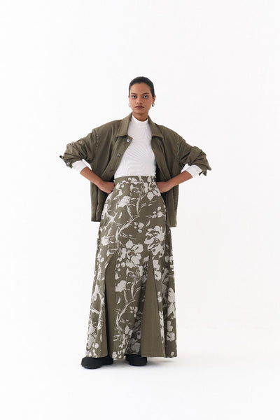 UNISEX JACKET CO ORD (SET OF 2)-OLIVE