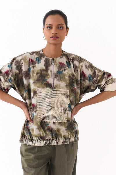 ROUND NECK JUMPER-MULTICOLOUR