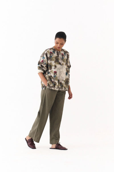 ROUND NECK JUMPER-MULTICOLOUR