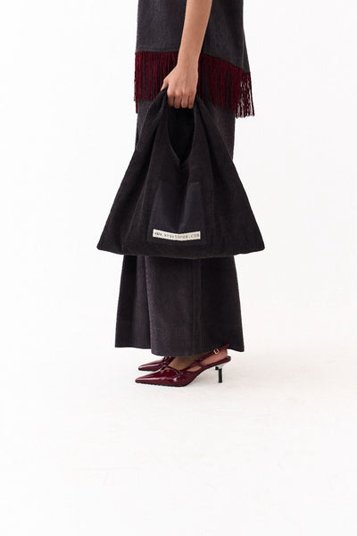 FRINGE SHACKET CO-ORD (SET OF 2)-OLIVE STRIPE