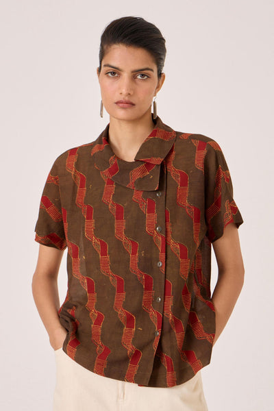 Aavish Block Print Shirt