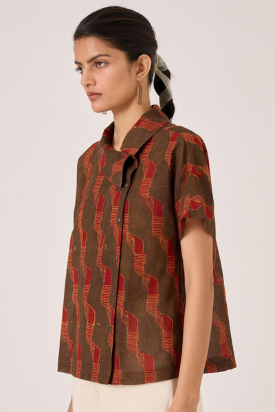 Aavish Block Print Shirt