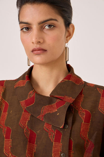 Aavish Block Print Shirt