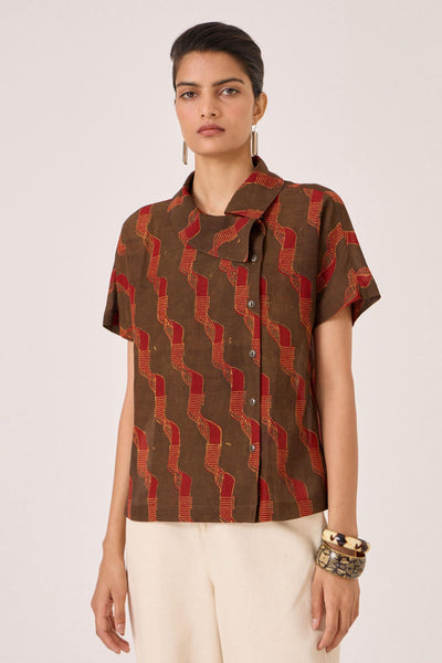 Aavish Block Print Shirt