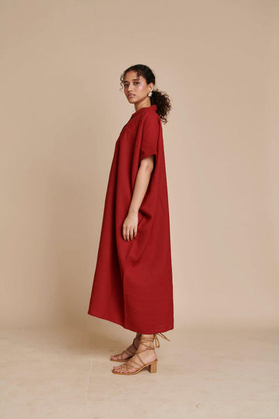 Anaar Linen Kaftan Dress