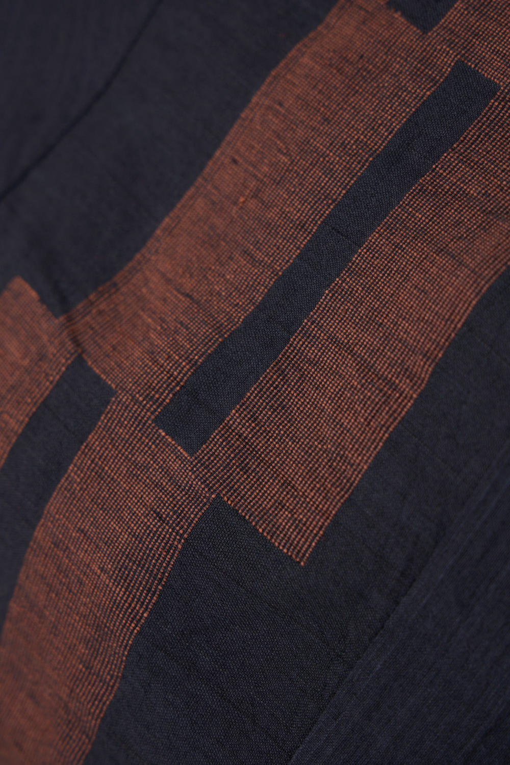 Anura Black Handwoven Sleeveless Midi Dress
