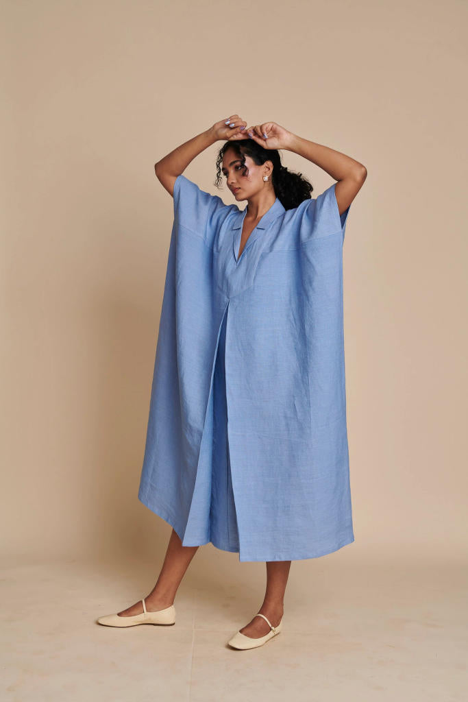 Ashwem Linen Kaftan Dress