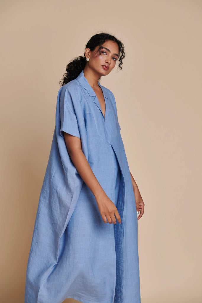 Ashwem Linen Kaftan Dress