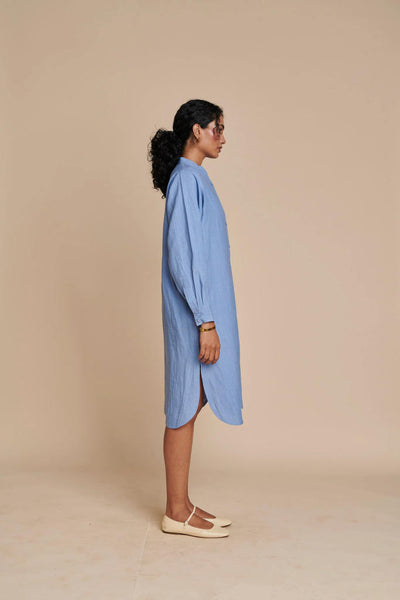Ashwem Linen Shirt Dress