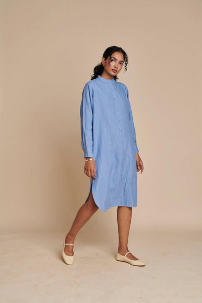 Ashwem Linen Shirt Dress