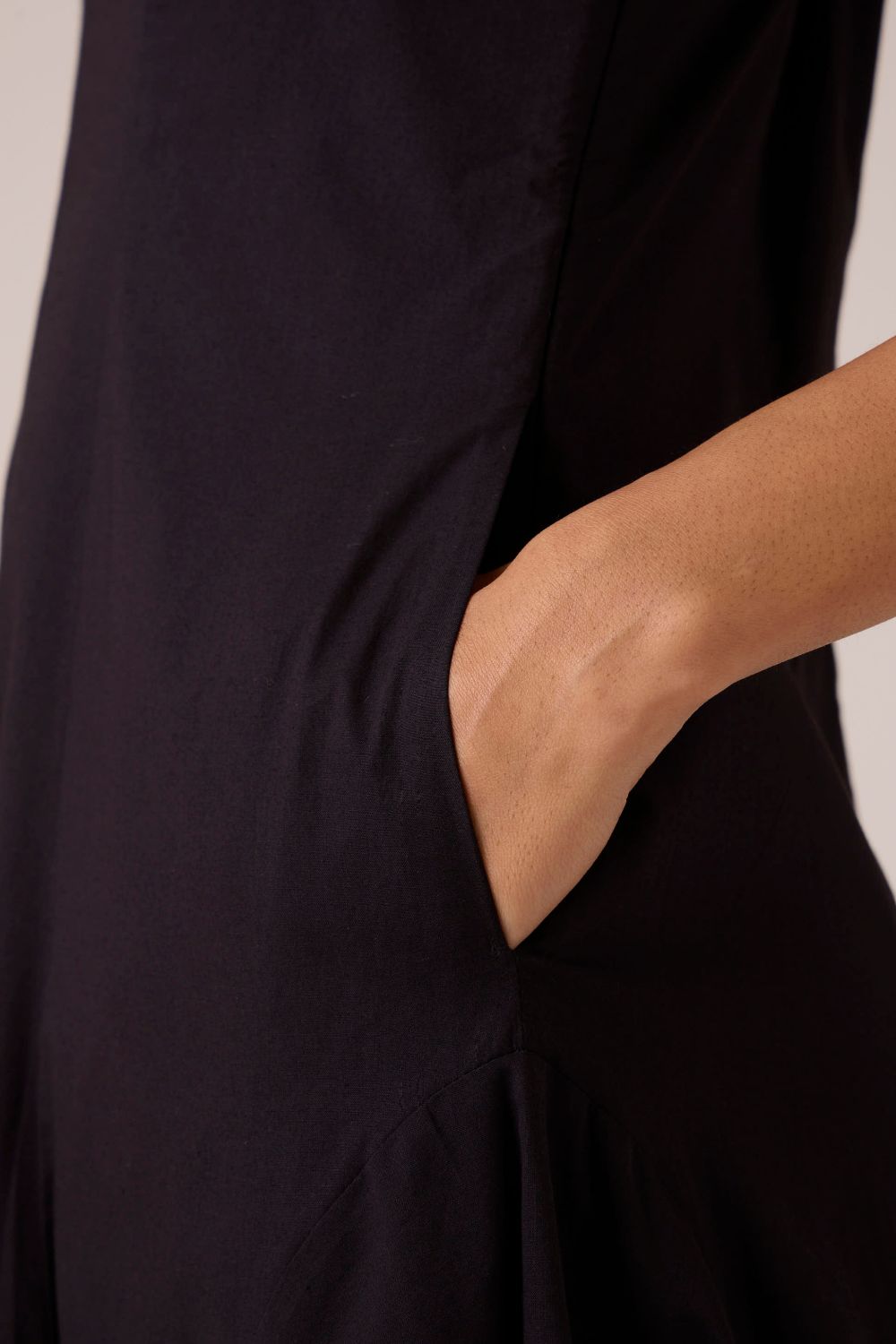 Aurora Black Panelled Dress