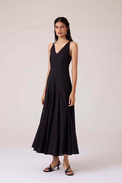 Aurora Black Panelled Dress