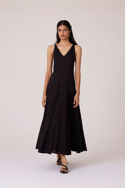 Aurora Black Panelled Dress