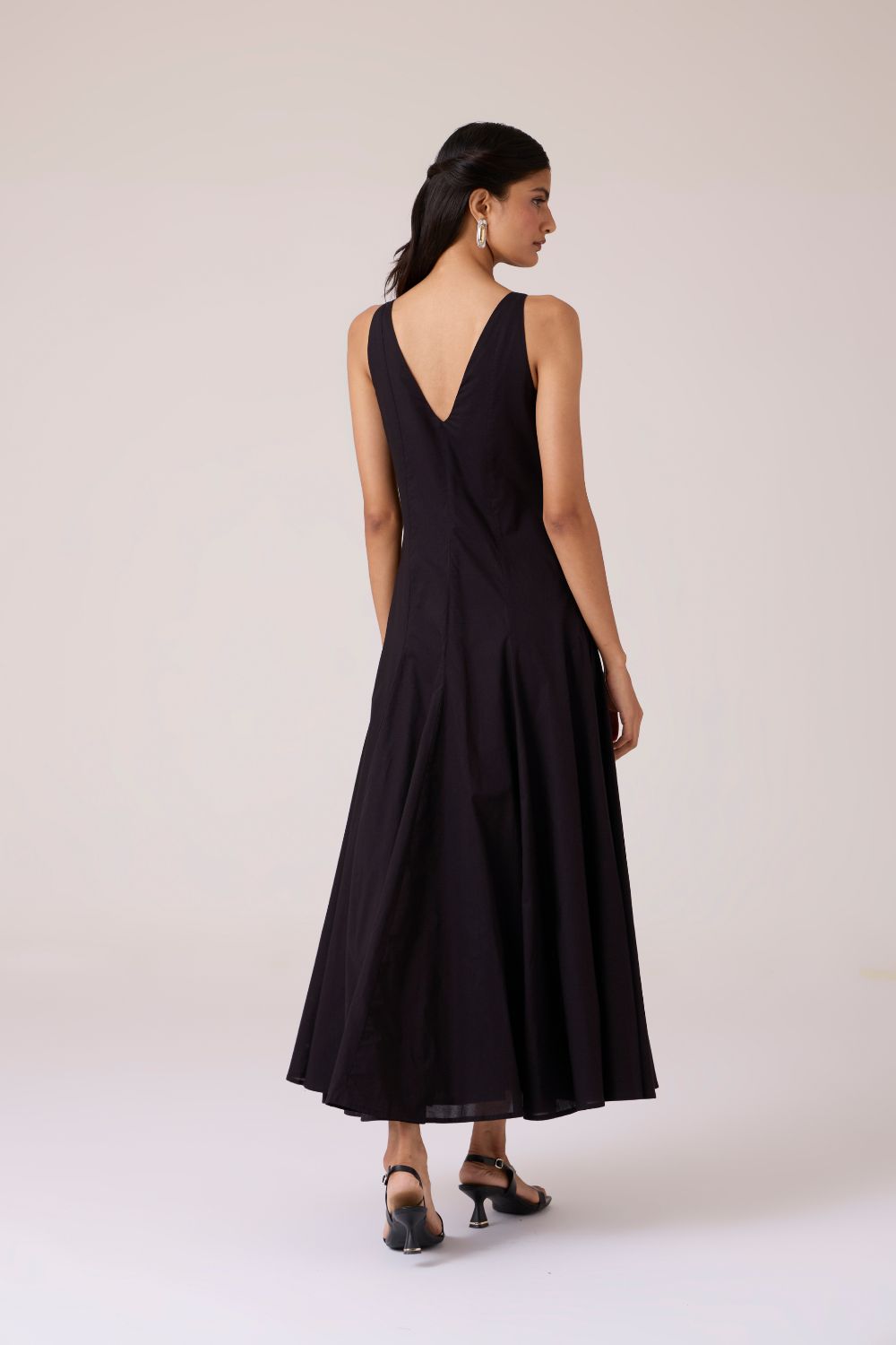 Aurora Black Panelled Dress
