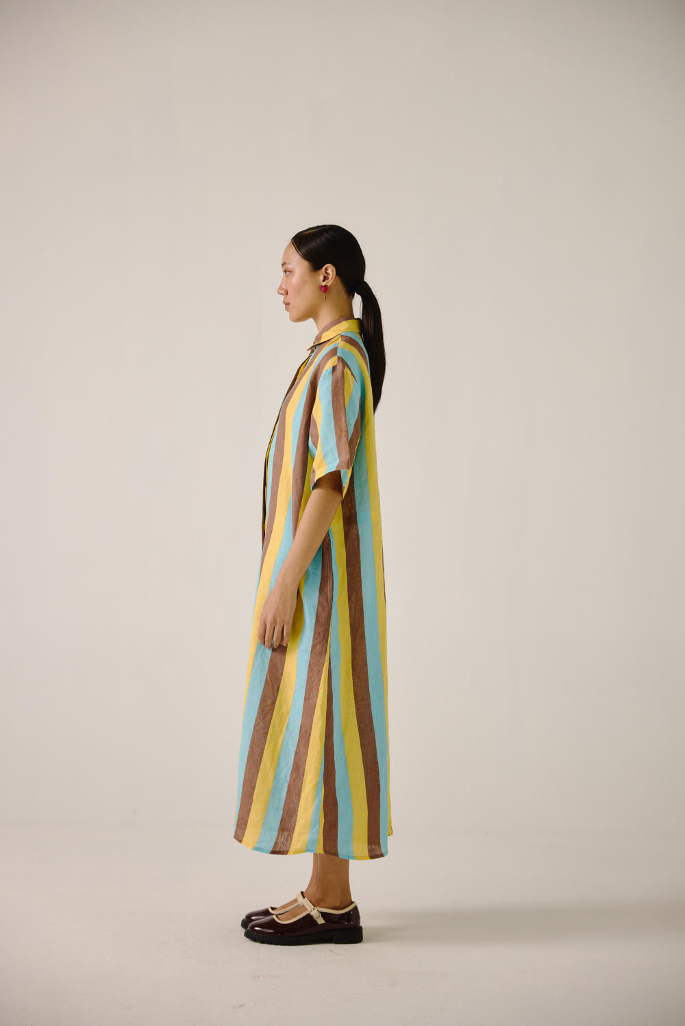 Ava Dress-Striper Print