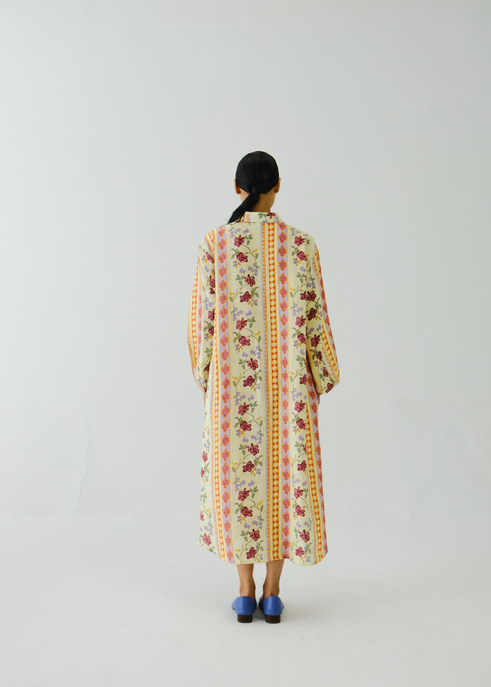 Ava Dress (full sleeve)-Folk Bloom