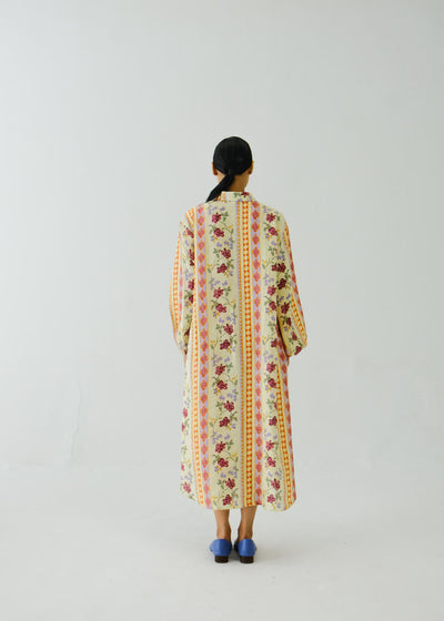 Ava Dress (full sleeve)-Folk Bloom