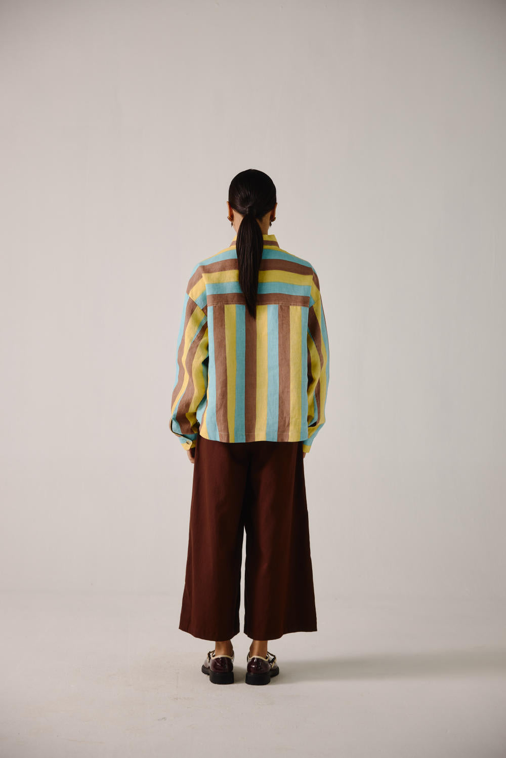 Ava Jacket -Striper Print