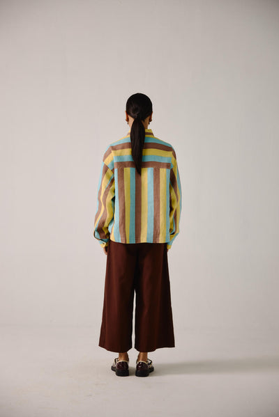 Ava Jacket -Striper Print